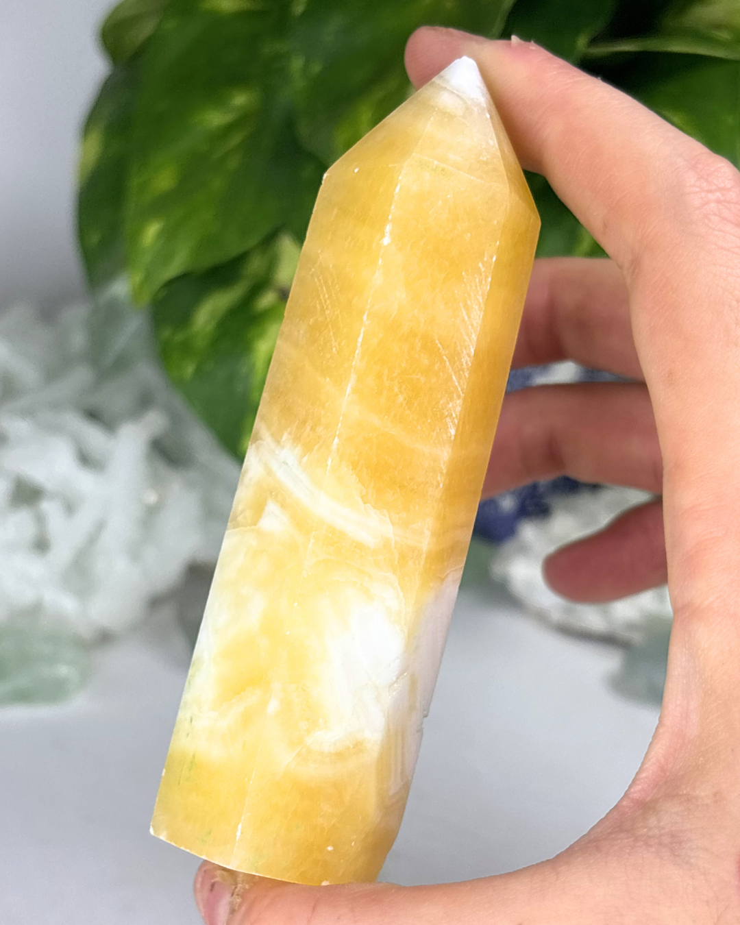 Yellow Calcite Tower 2