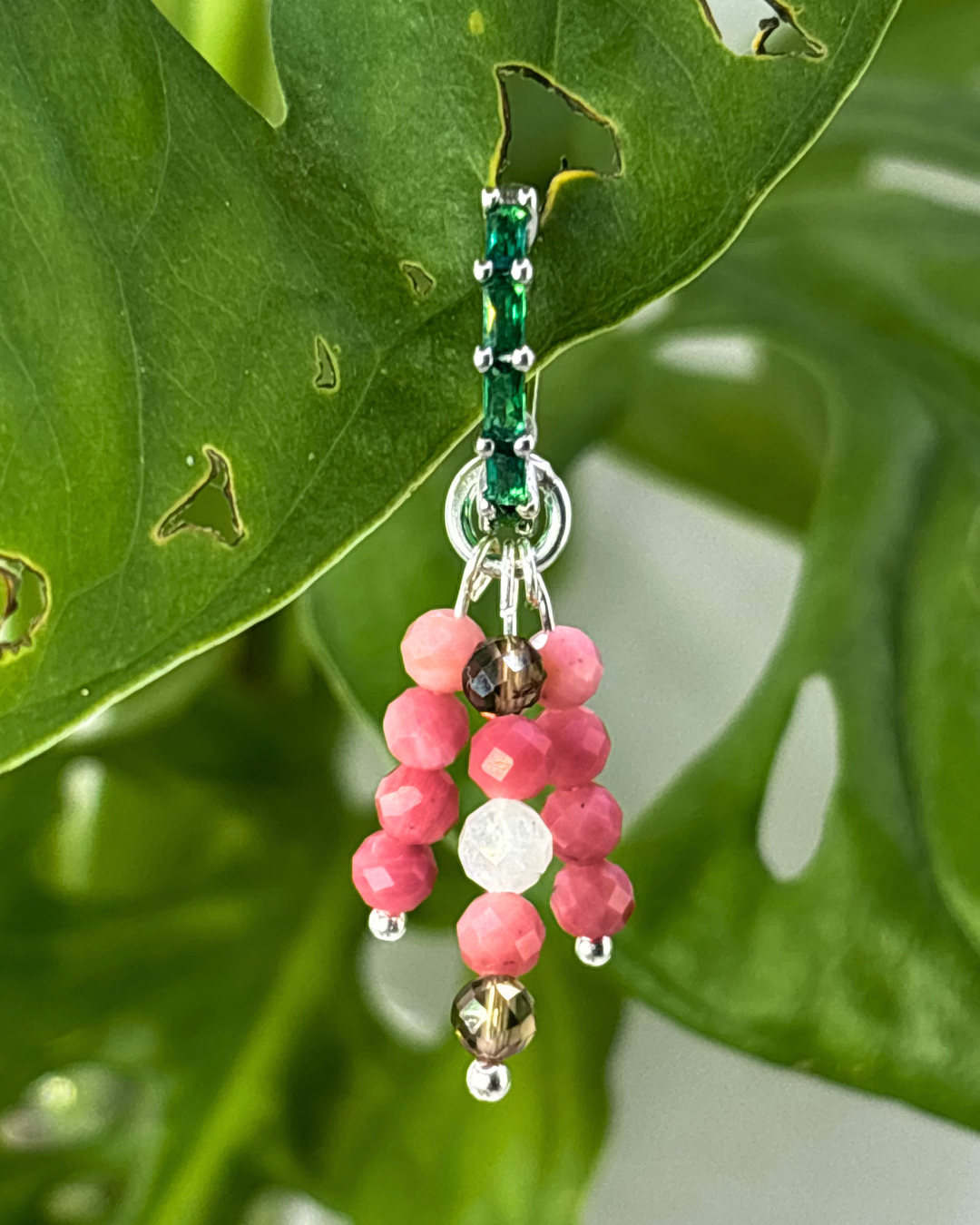 Pink Cotton Candy Triple Sparkle Charm