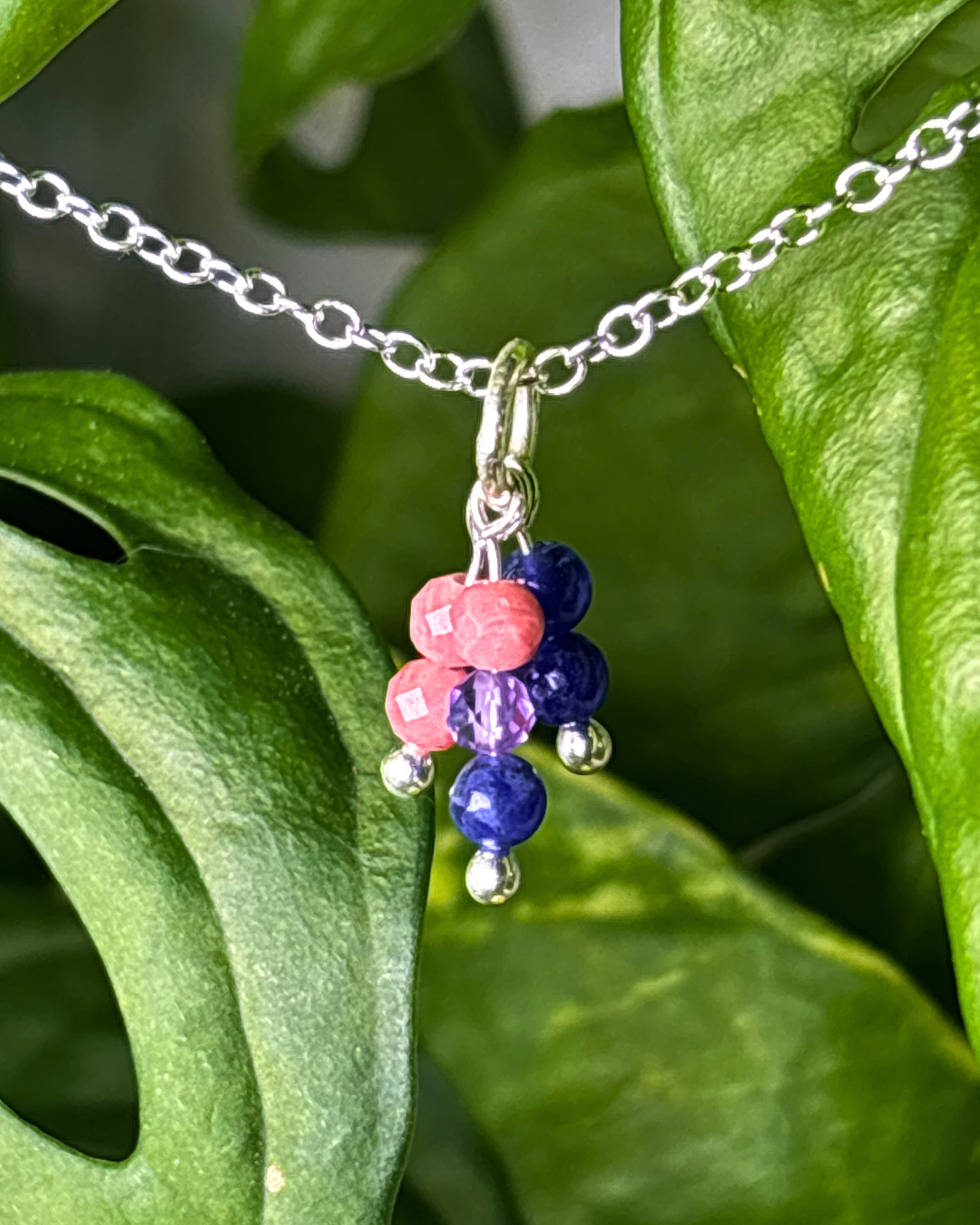 Sunset Double Sparkle Necklace Charm