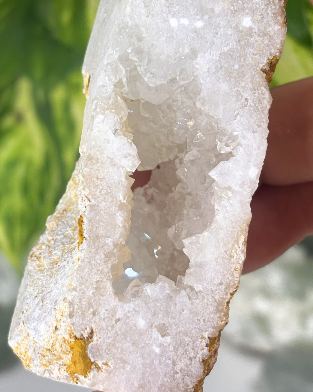 Druzy Clear Quartz Cluster Tower