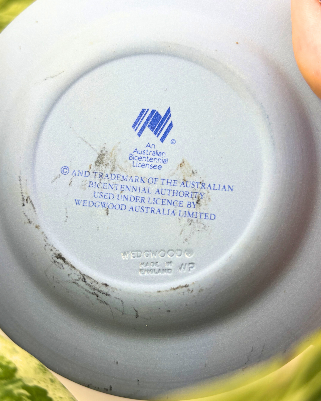 Wedgewood Jasperware Australian Bicentennial Trinket Dish
