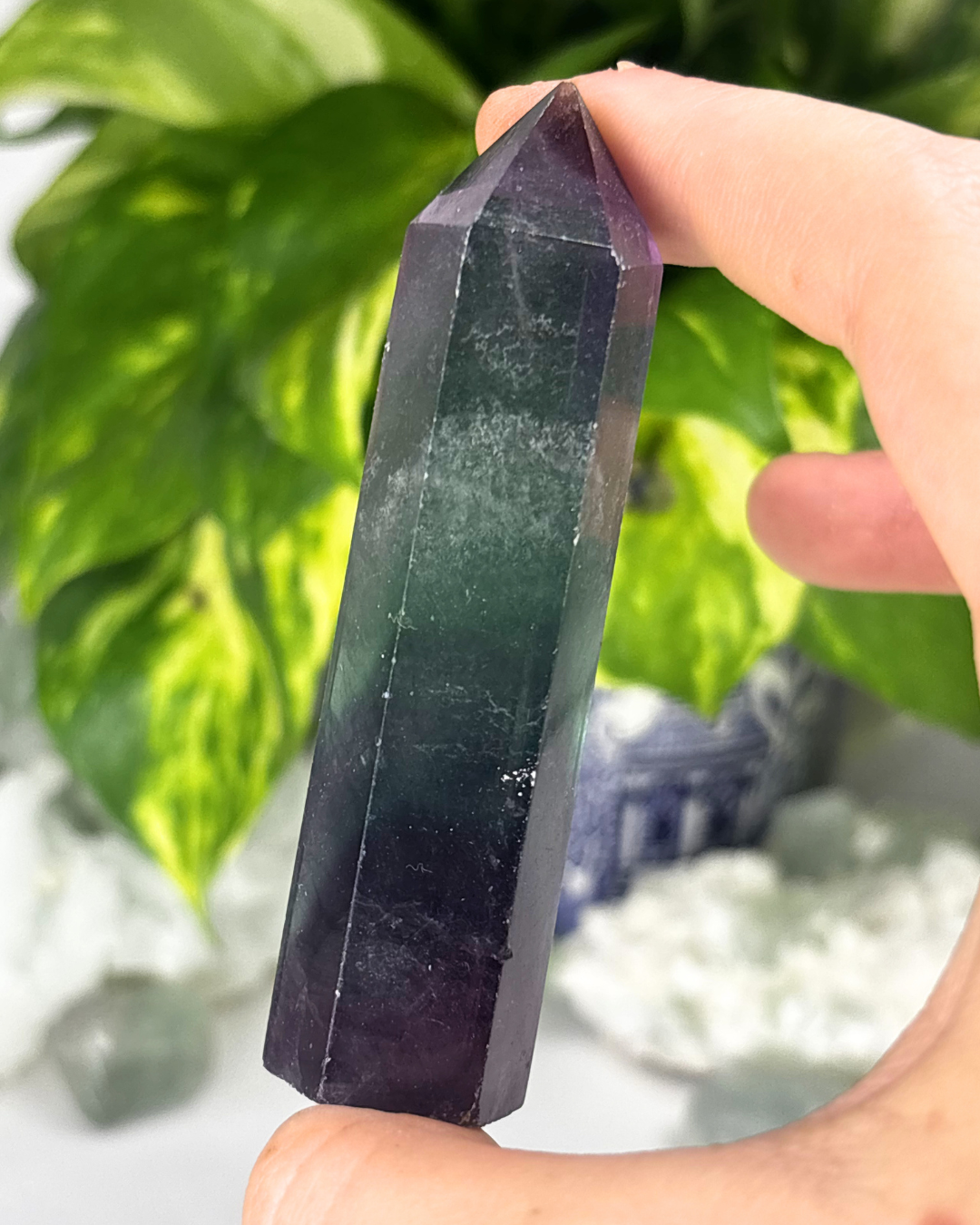 Rainbow Fluorite Tower C1