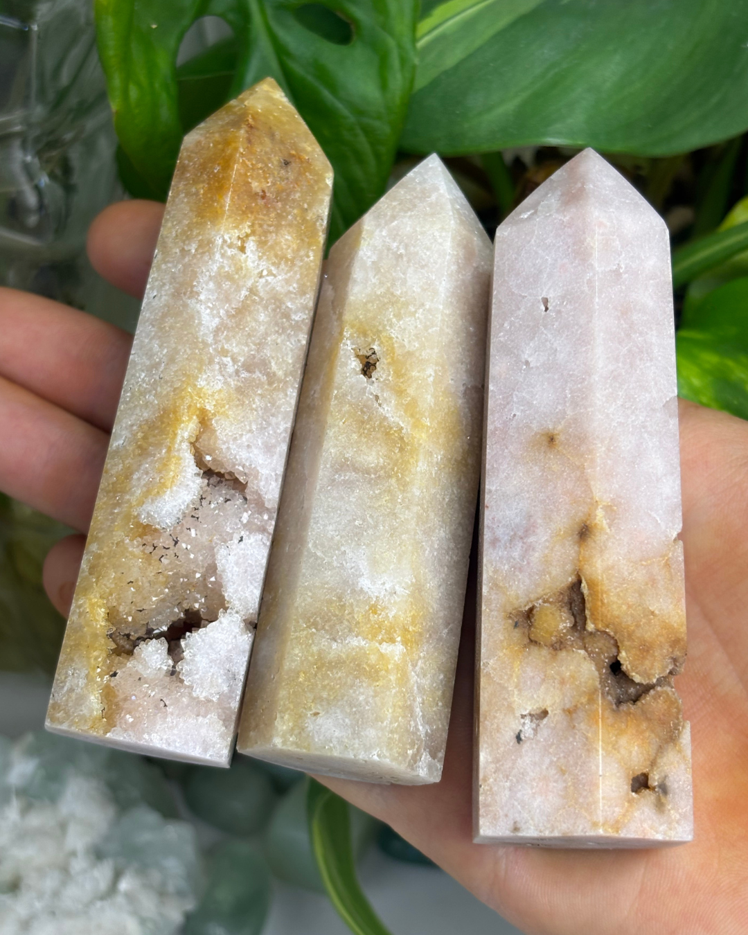 Druzy Pink Amethyst Tower
