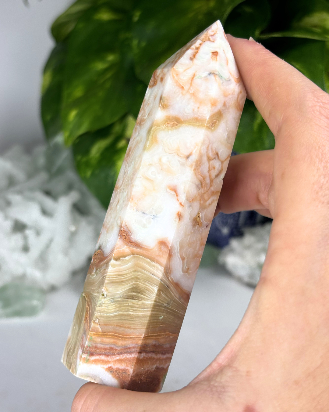 Chocolate Calcite Tower 4