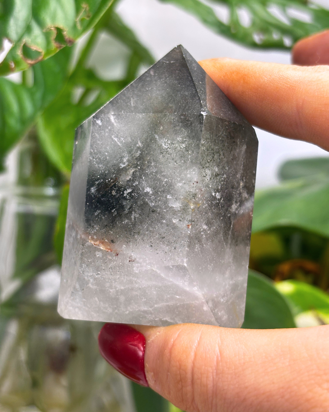 Smokey Garden Quartz Tower