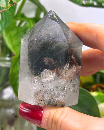 Smokey Garden Quartz Tower