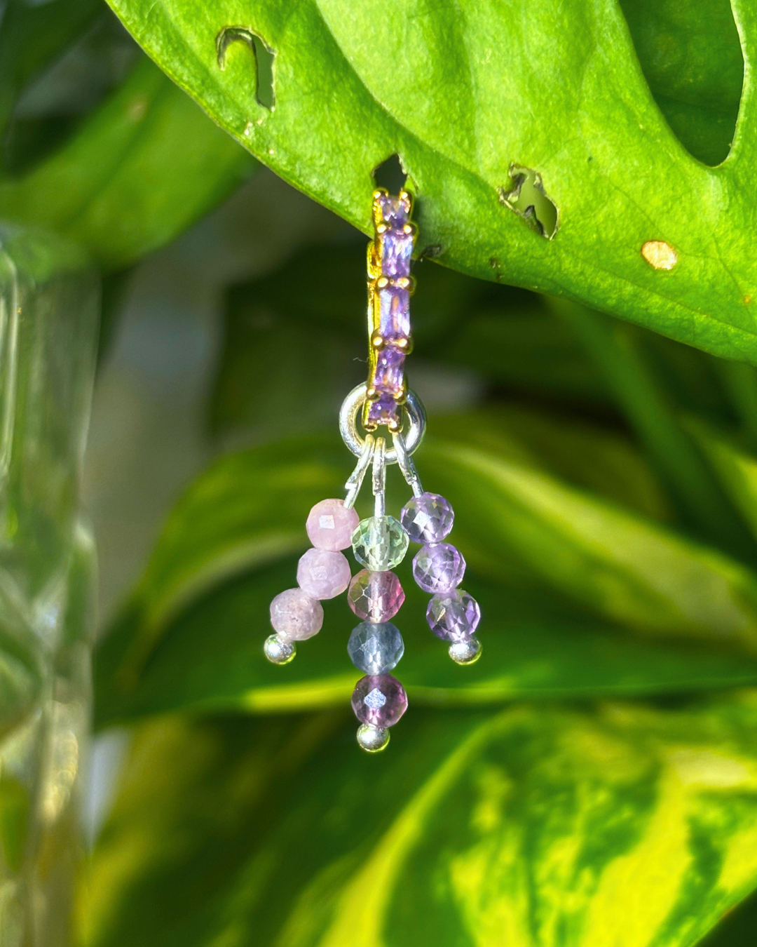 Libra Triple Sparkle Earring Charm