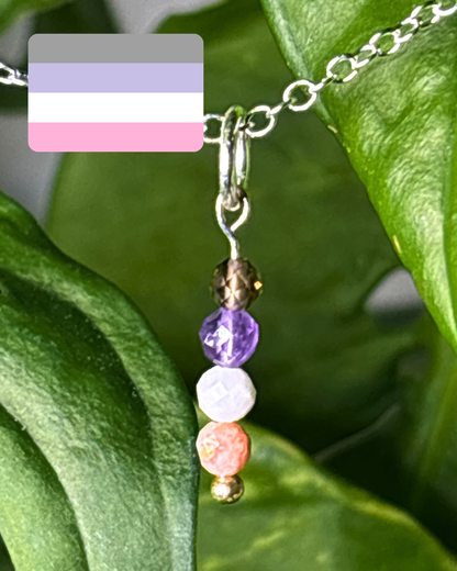 Cupiosexual Pride Necklace Charm