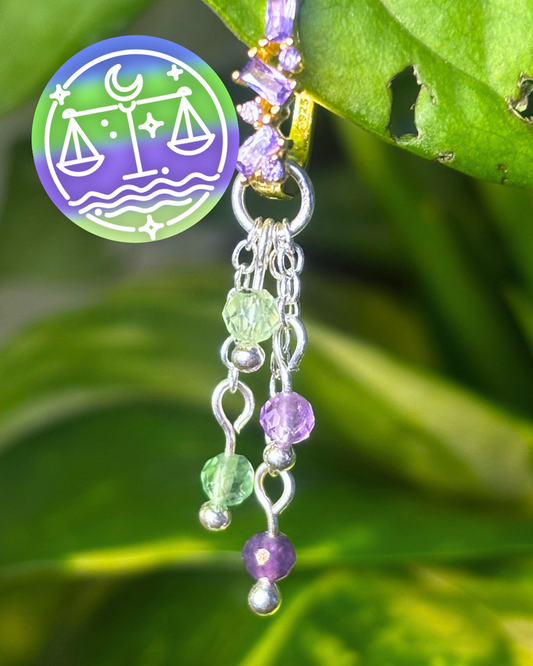 Libra Lily of the Valley Earring Charm