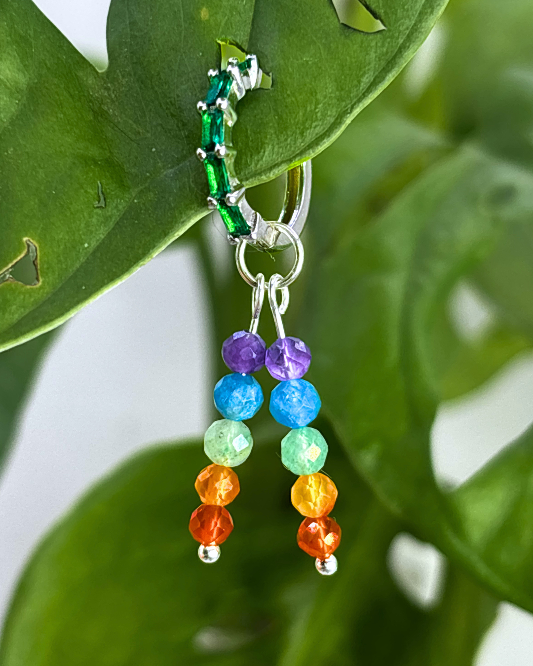 Rainbow Double Stacked Charm