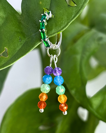 Rainbow Double Stacked Charm