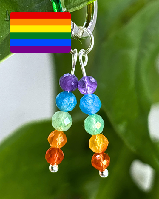 LGBTQIA+ Pride Double Stacked Charm