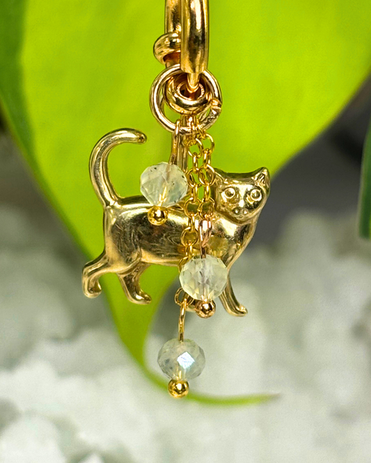Prehnite Lily of the Valley Necklace Charm