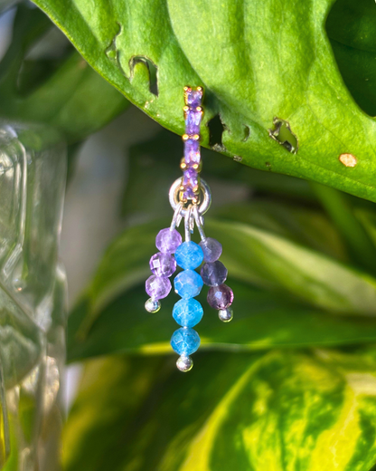 Pisces Triple Sparkle Earring Charm