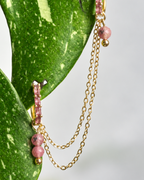 Rhodonite Cordellia Earring Chain