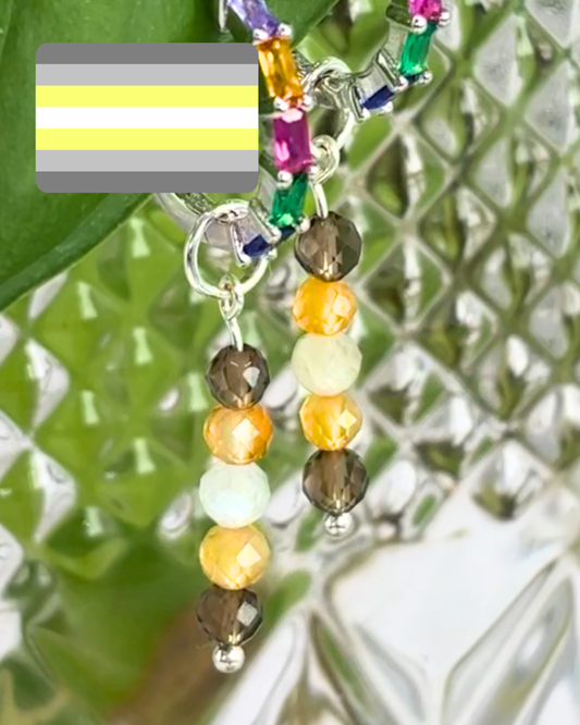 Demigender Pride Earring Charm