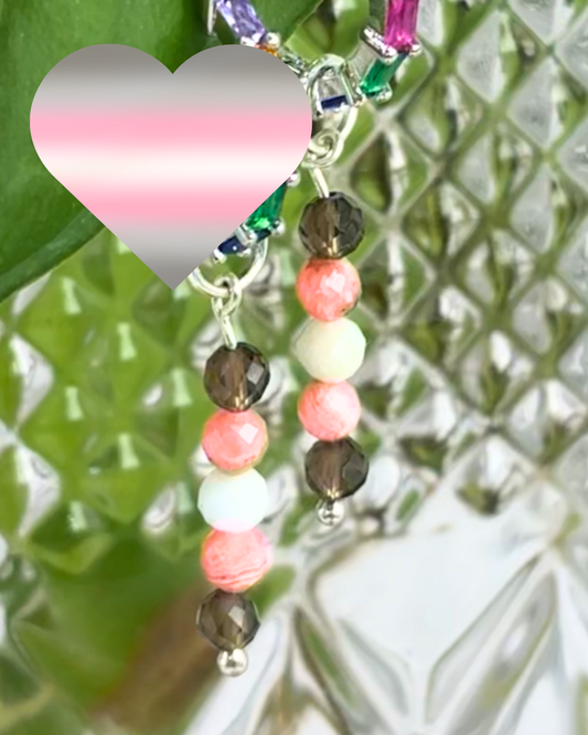 Pink Cotton Candy Earring Charm