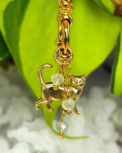 Prehnite Lily of the Valley Necklace Charm