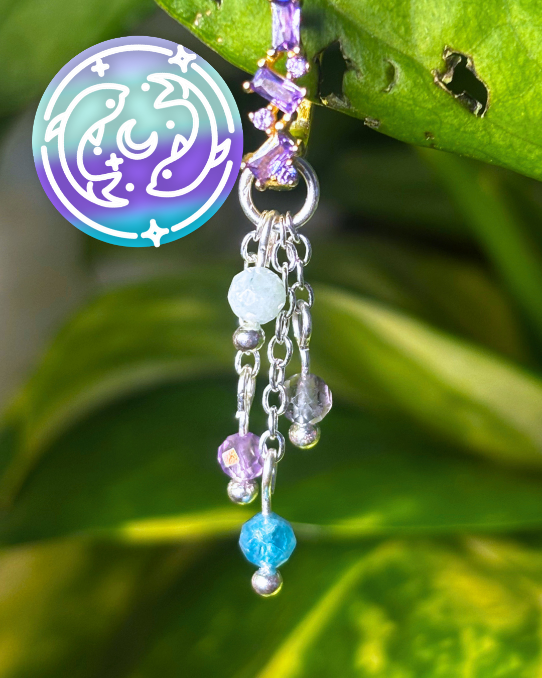 Pisces Lily of the Valley Earring Charm