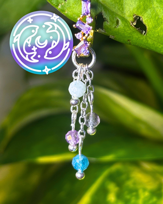 Pisces Lily of the Valley Earring Charm