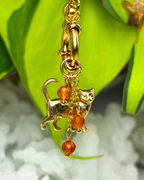 Carnelian Lily of the Valley Necklace Charm