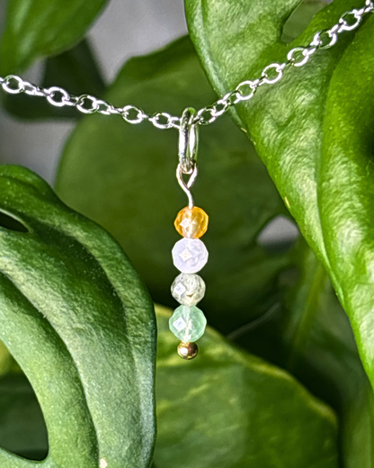 Gender Neutral Pride Necklace Charm