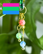 Polysexual Pride Lily of the Valley Charm