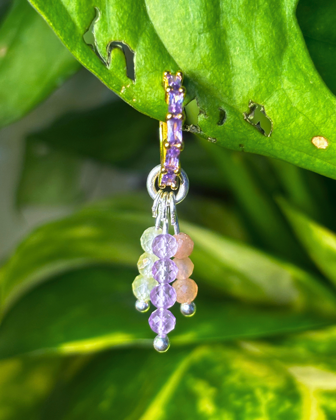 Cancer Triple Sparkle Earring Charm