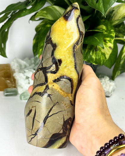 XL Septarian Flame UV Reactice