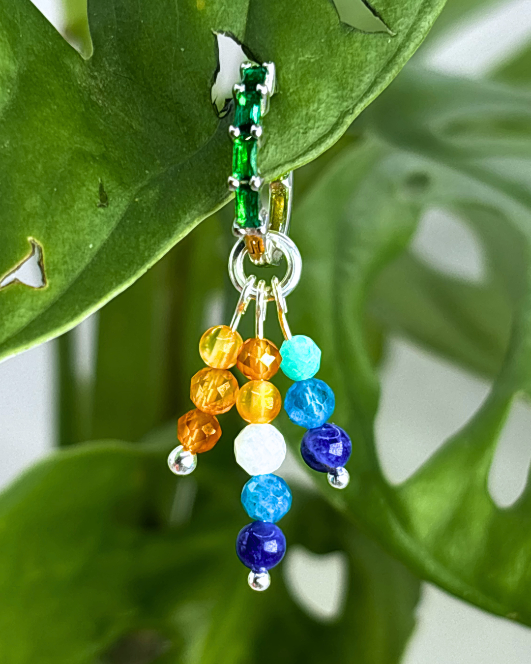 Fire & Ice Triple Sparkle Charm