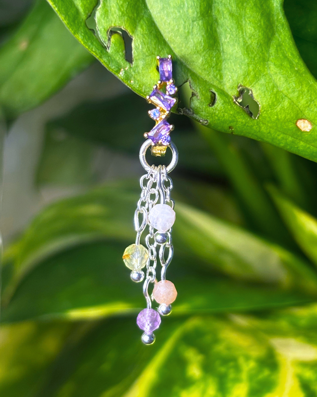 Cancer Lily of the Valley Earring Charm