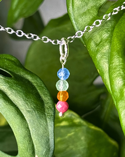 Panromantic Pride Necklace Charm