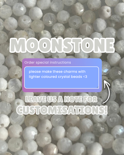 Moonstone Small Necklace Charm