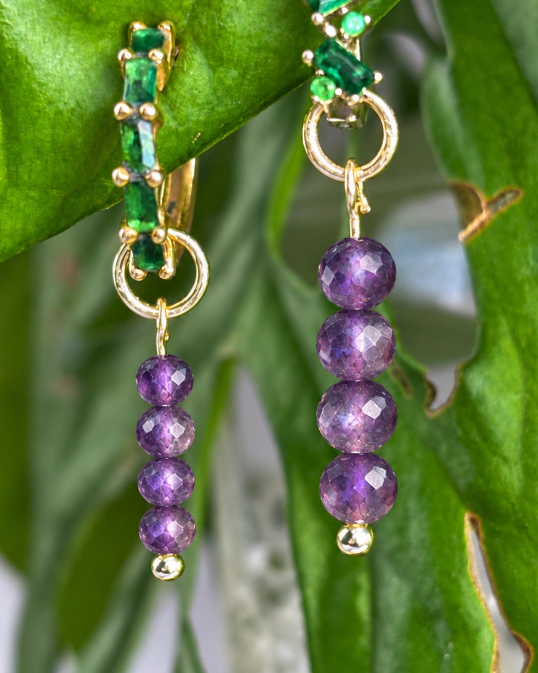 The Long Dew Drop Earring Charm PAIR
