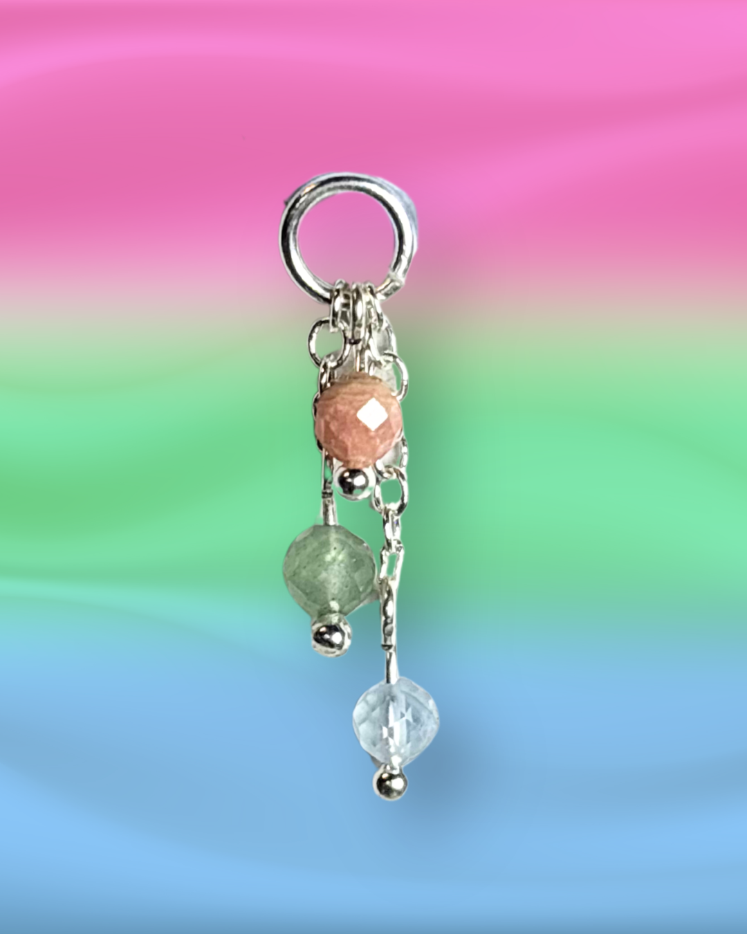Polysexual Pride Lily of the Valley Charm