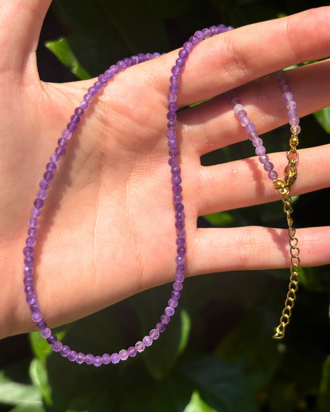Amethyst Crystal Necklace