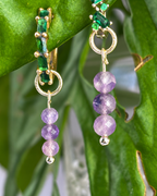 The Triple Dew Drop Earring Charm PAIR