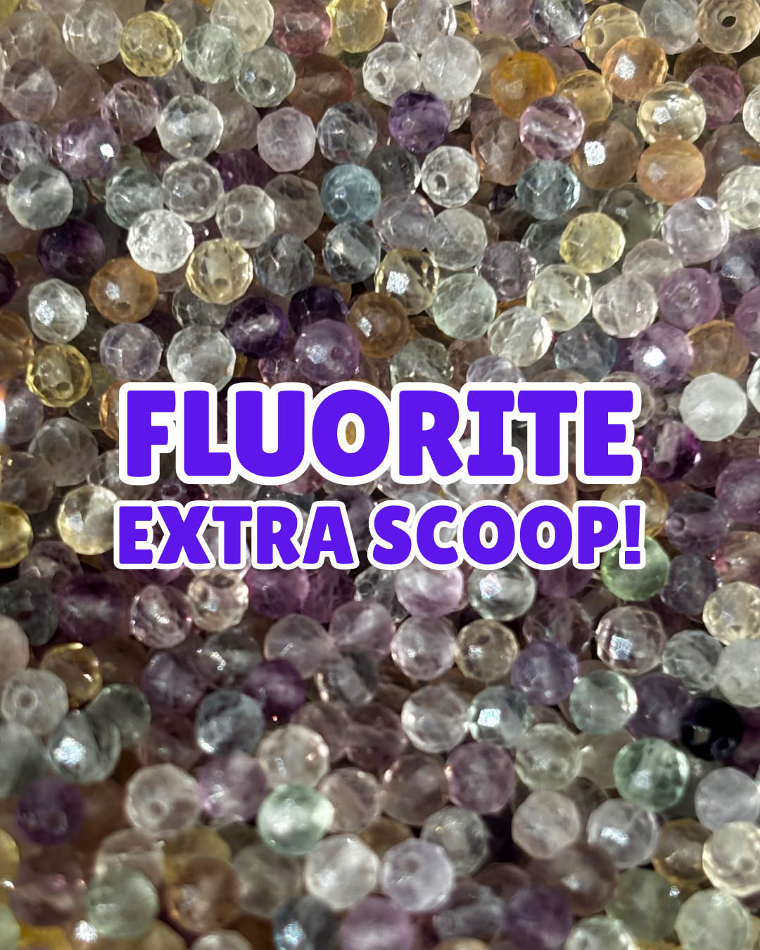 EXTRA Fluorite Beads Scoop