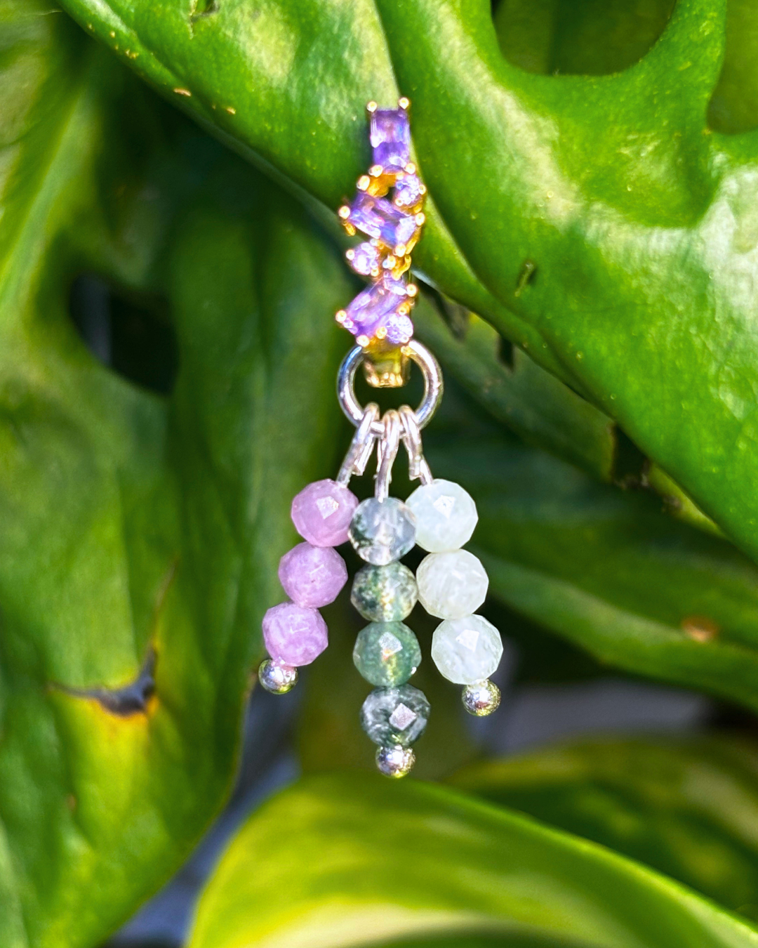 Virgo Triple Sparkle Earring Charm