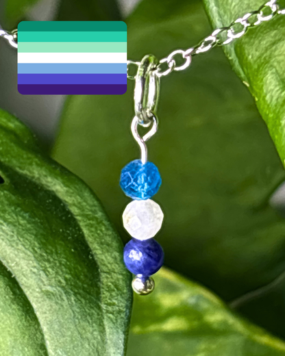 Subtle MLM / Gay Pride Necklace Charm