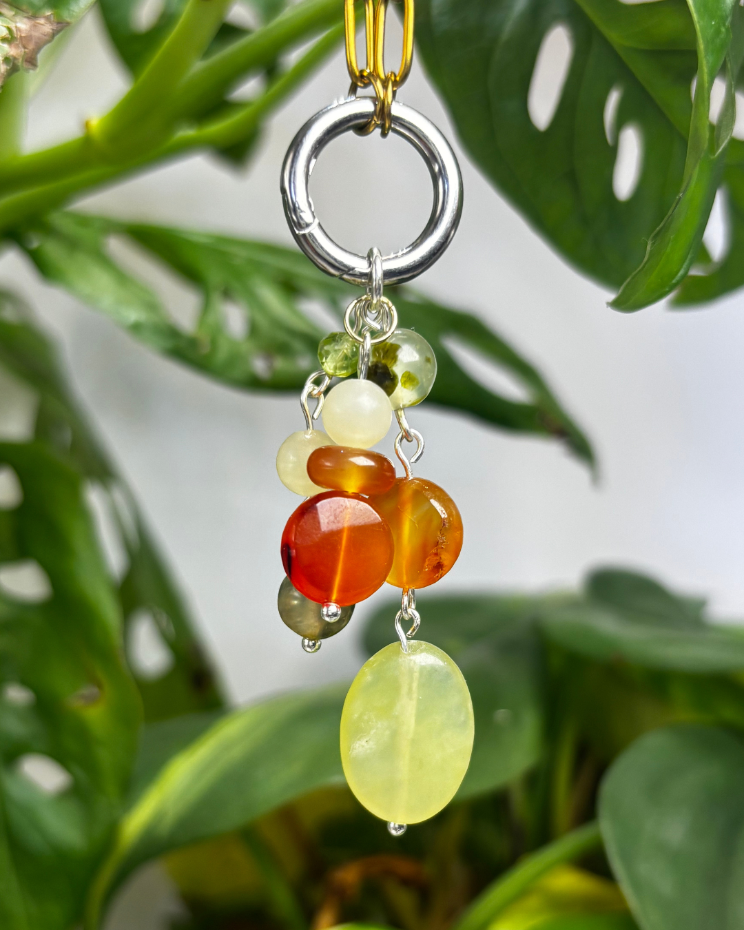The Samantha Stacked Magpie Charm