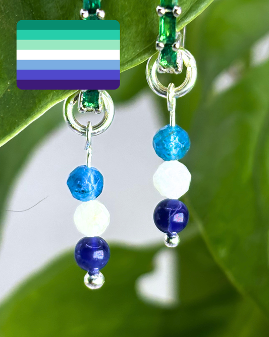 Subtle MLM / Gay / NWLNW Pride Earring Charm