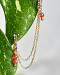 Carnelian Cordellia Earring Chain