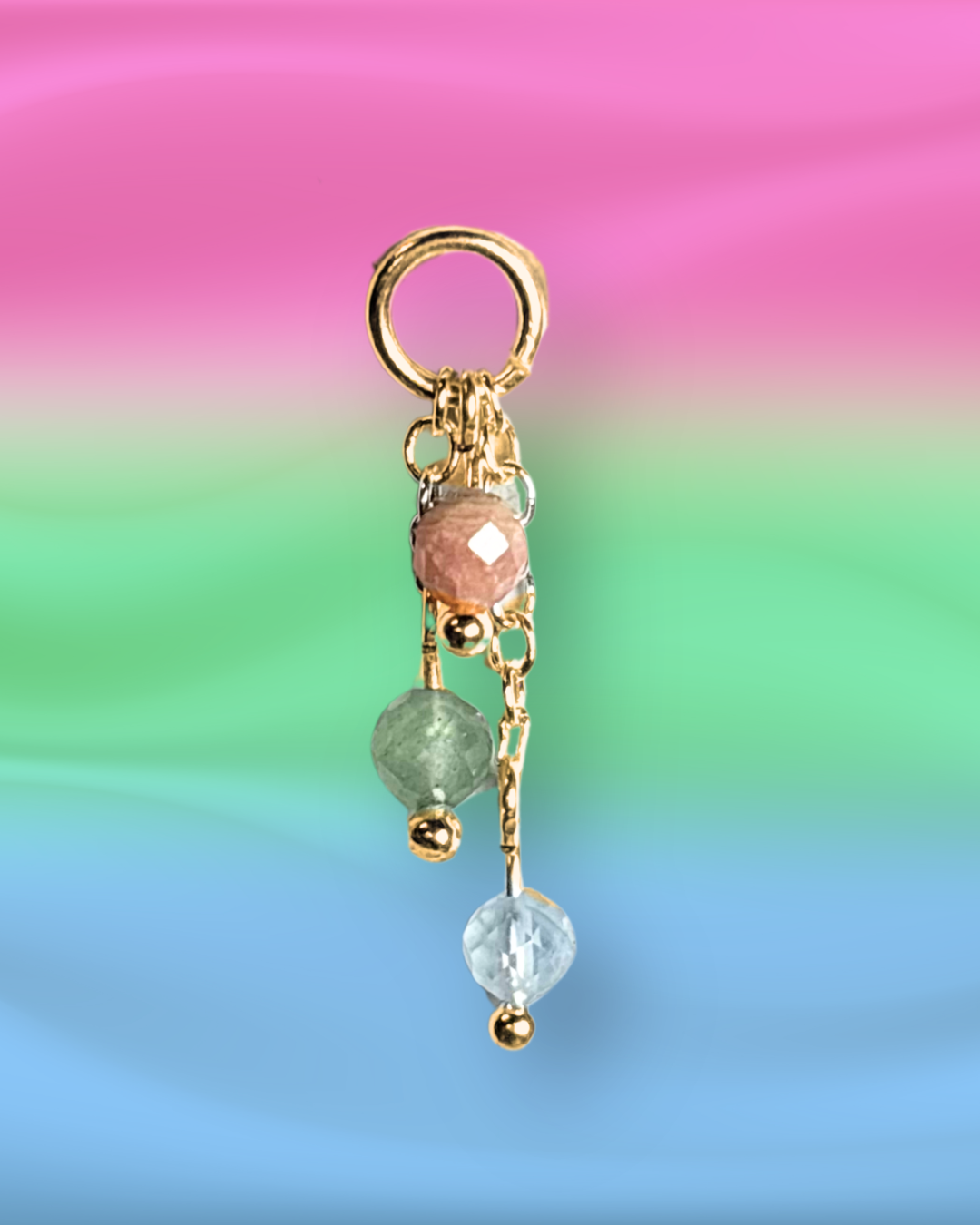 Polysexual Pride Lily of the Valley Charm