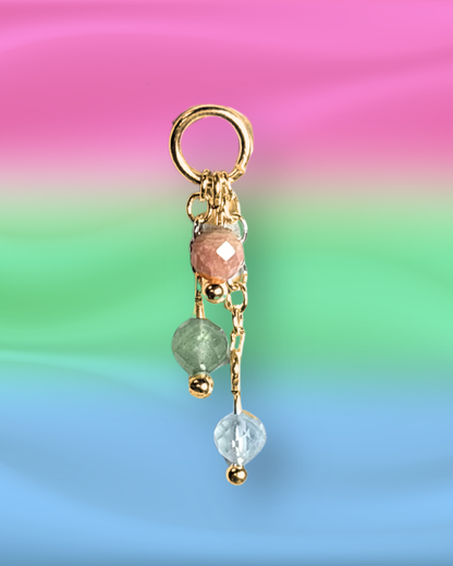 Polysexual Pride Lily of the Valley Charm