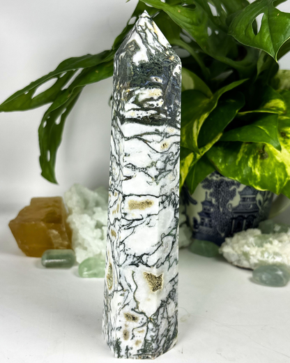 XL Druzy Tree Agate Tower C2