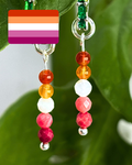 Lesbian Pride Earring Charm