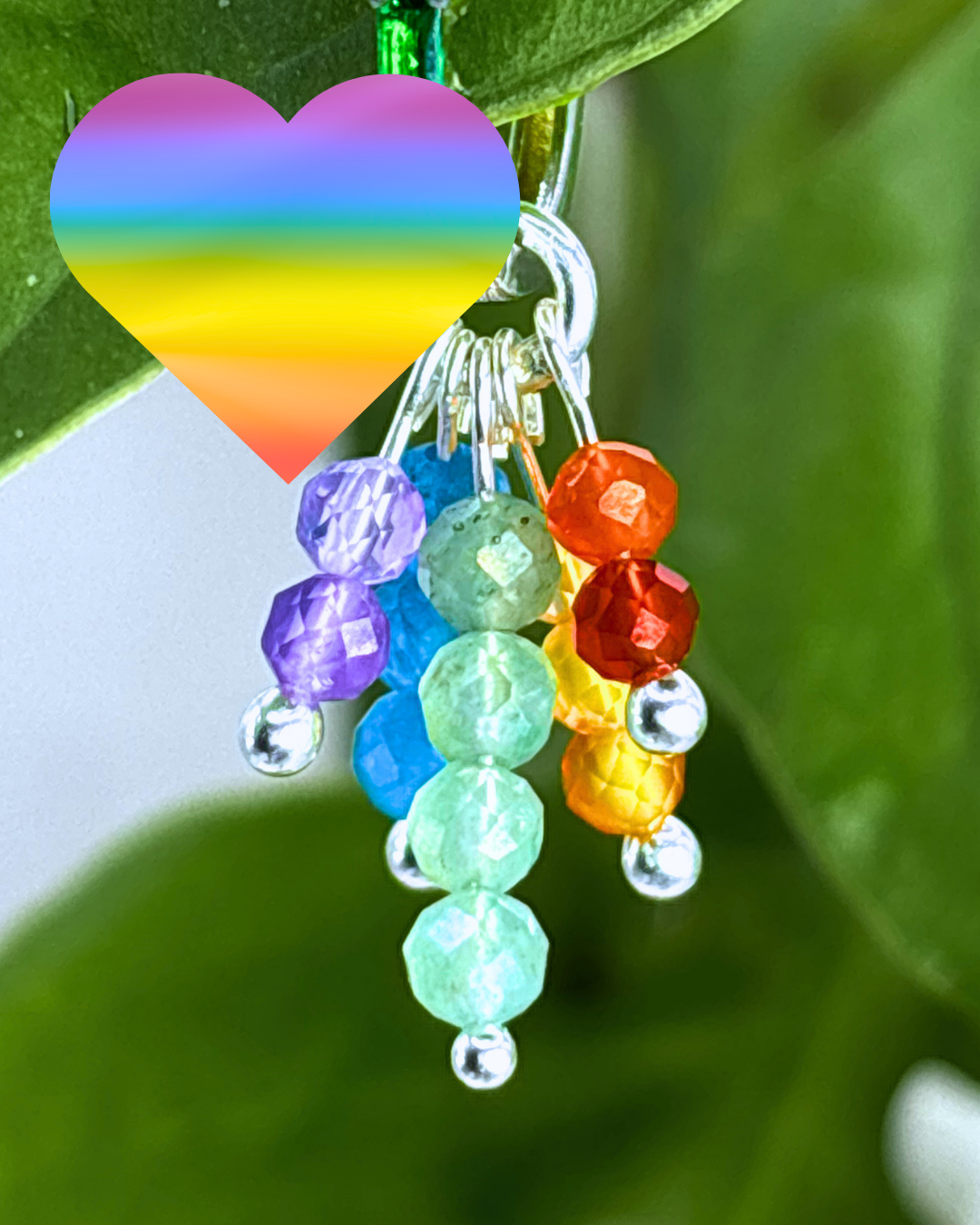 Rainbow Large Sparkle Charm