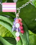 Pomosexual Pride Triple Sparkle Necklace Charm