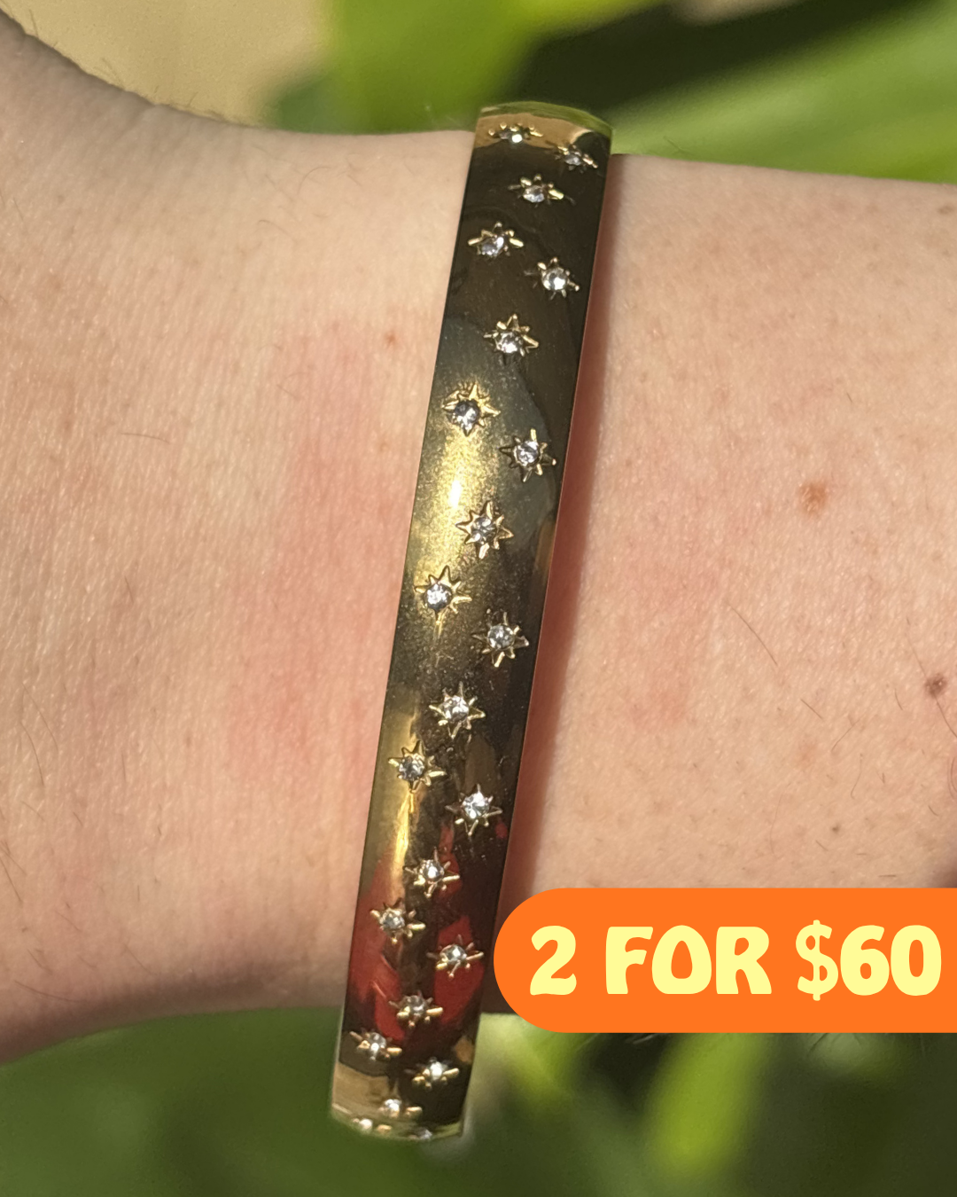 Gold Starstruck Bracelet 6mm